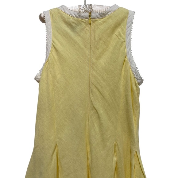 THE CHILDREN’S PLACE Dress Linen Yellow Size 10 Sleeveless Sundress Lined - Picture 7 of 14